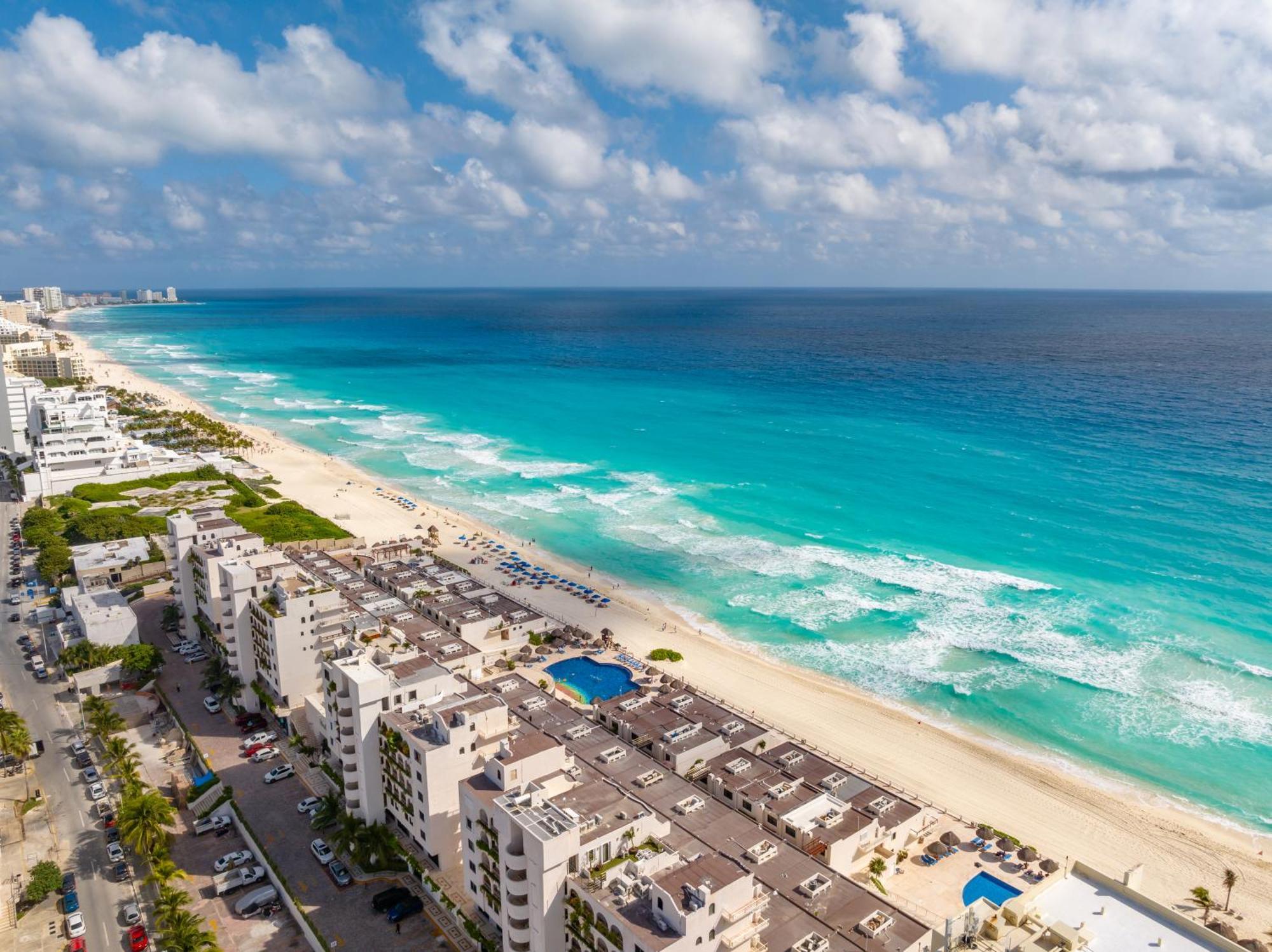 Sparkling Ocean View In Cancún Exterior foto